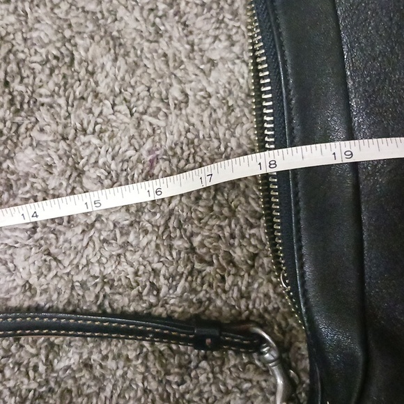 Vintage Coach crossbody bag - black smooth buttery leather - Picture 9 of 10